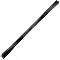 20 Glasfaserstaebe 1 m x 7 mm schwarz + 10 Hülsen 150 mm