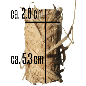 2,0 kg Premium Öko-Anzündhilfe Kaminanzünder Ofenanzünder aus Holzwolle und Wachs FSC® 100% 