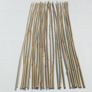 25 Tonkinst&auml;be Bambusst&auml;be Bambusrohre Bambusstangen Rankstab Pflanzstab 105 cm x 8-10 mm Durchmesser 