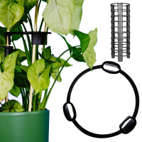 10 x Planter 3er schwarz