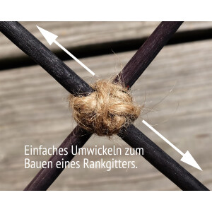 50 Rankhilfe schwarz aus Bambus 50 Stück 90 cm lang 6 mm Ø