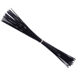 50 Rankhilfe schwarz aus Bambus 50 Stück 90 cm lang 6 mm Ø