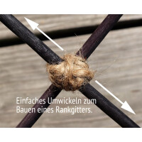 50 Rankhilfe schwarz aus Bambus 50 Stück 90 cm lang 6 mm Ø