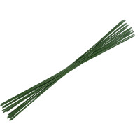 20 grüne Glasfaserstaebe 1 m x 7 mm + 10 Hülsen 150 mm