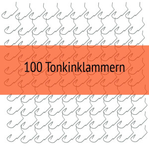 100 Tonkinklammern (Bambusklammern, Clips) für Bambus Stangen (Bambusrohr) mit Durchmesser 6-18 mm zum BAU eines individuellen Rankgitters (Plant Support) für Zimmerpflanzen, Tomaten (Tomato)
