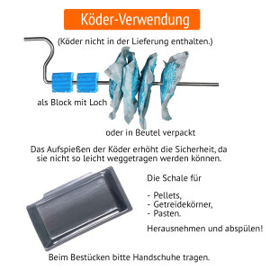 2 Rattenköderboxen mit schwarzem Deckel